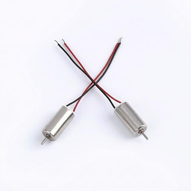 6mm class coreless brushed micro motor pair for low-voltage applications