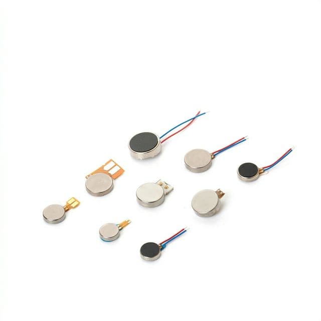 Haptic coin motor lineup showing ERM and LRA packaging formats