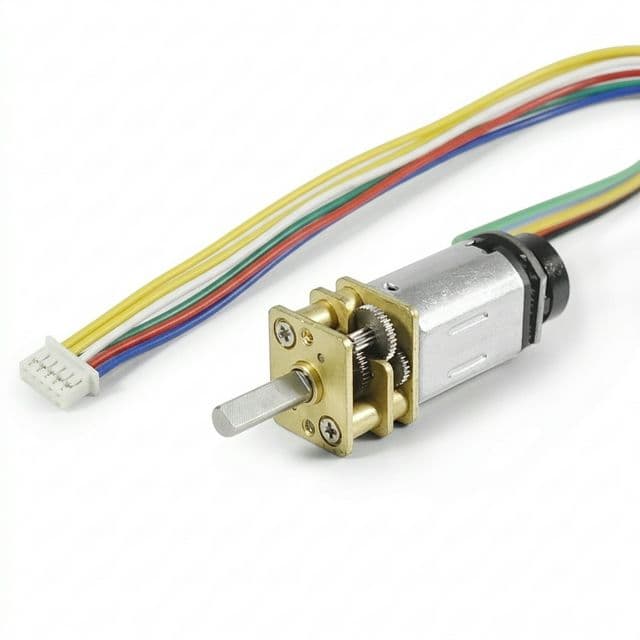 N20 brass micro gearmotor for low-speed high-torque 6V projects